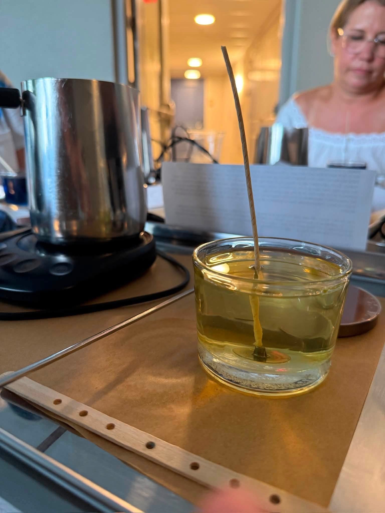 Soy Candle Making Workshop at High Tide Coffee and Bowls in Fenwick
